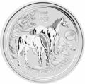 Australien 1 $ 2014 Lunar II Jahr des Pferdes Privy Löwe 1 OZ Silber 999 St / BU