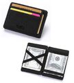 Magische Brieftasche Mini Geldbörse Portemonnaie Leder Magic Wallet Slim DE