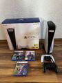 Sony playstation 5 disc edition + 2 Controller + 3 Spiele