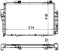 MAHLE Kühler, Motorkühlung CR 307 000S für CHRYSLER MERCEDES-BENZ