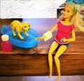 Barbie Hunde Bade Spaß Set Komplett Top Zustand