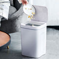 16 Liter Automatik Mülleimer mit Smart Sensor Küche Abfall l Edelstahl Mülleimer