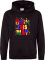 LGBTQ Pride Month Hoodie Born This Way Regenbogen Flagge Stolz Flagge Bewusstsein Top