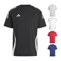 adidas T-Shirt Tiro 24 Baumwoll Shirt Freizeit Fußball Sport kurzarm Herren