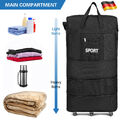 Reisetasche mit Rollen Trolley 82x48x28cm Reisetrolley 1.6 KG Rollenreisetasche