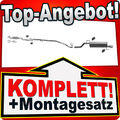 Auspuff für OPEL CORSA D / E 1.2 16V 69, 80, 86 PS +Chrom Auspuffanlage