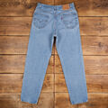 Vintage Levis 901 Jeans 35 x 34 90er Stonewash gerade blau rot Tab Denim