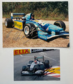 Michael Schumacher  - Formel 1 - 2 original Autogramm - 20 x 13 und 30 x 20  cm