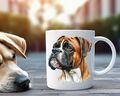 Deutscher Boxer Tasse Kaffeetasse für Hundebesitzer