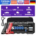 TOPDON JS3000 3000A Starthilfe 12V Jump Starter Ladegerät Booster Powerbank