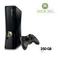 Xbox 360 Slim 250GB mit 1 Original Controller | Guter Zustand | Schwarz