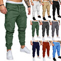 Herren Cargo Jogger Sweatpants Chino Stretch Jeans Sweathose Komfort Sport Hosen