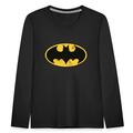 DC Comics Batman Logo Used Look Kinder Langarmshirt