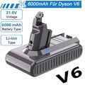 Original Für Dyson V6 Animal 6000mAh 21.6V Akku SV03 DC58 DC59 DC61 DC62 DC74 DE