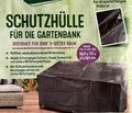 Schutzhülle für die Gartenbank 3 Sitzer Bank reißfest wasserabweisend 160x70x63