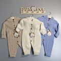 Newborn Baby Strick Overall Outfit Strampler Gr. 68 74 80 86  Kaschmirmischung