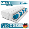 Matratze MED+ Classic Taschenfederkern 23 cm H3 9 zonen Bett Matratzen
