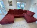 big sofa xxl Couch Schlafcouch m. Bettkasten rot U-Form