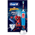 Oral-B Vitality Pro 103 Elektrische Zahnbürste Kids Spiderman, Sensitiv+ Modus