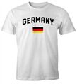 Moonworks® Herren Deutschland Fan-Shirt T-Shirt Fußball WM EM Fan-Trikot