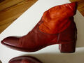 Lemargo Stiefel Stiefelette Western Style Ankle Boots Rot Orange Damen 42
