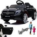 Mercedes GLA45 AMG Kinderauto Kinderfahrzeug Kinder Elektroauto mit Tür Schwarz