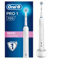 Oral-B elektrische Zahnbürste  Pro 700 Sensi Clean Ultra Thin Plaque-Entfernung