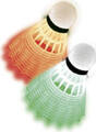 Talbot-Torro - Badminton-Ball MAGIC NIGHT LED,3er Dose Bälle mit grün+roten LE