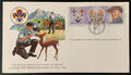 Chile 1982 Pfadfinder  FDC Official World Scout Stamp Collection . Panda Bambi