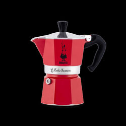 Bialetti Espressokocher Moka Express rot 1 - 6 Tassen