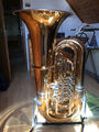 Miraphone 496 A 11000 Hagen B Tuba , 5/4 Grösse , Goldmessing