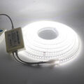 1-20m 220V LED Stripe Streifen 2835 Lichtband Warmweiss Kaltweiss Leiste Dimmbar