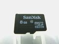 8GB Micro SDHC Card ( 8 GB MicroSDHC Karte ) SanDisk Neu