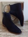 Varese 40 Stiefeletten Stiefel Chelsea Boots blau dunkelblau