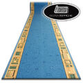 Modernen Preiswert Antirutsch Läufer AW JENA blau Breite 67, 80, 100, 120cm