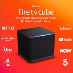 Amazon Fire TV CUBE 4K ULTRA HD (3. GEN) 2022 STREAMING MEDIA PLAYER Wi-Fi 6E