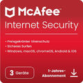 McAfee AntiVirus / Internet Security 2024 | 3 Geräte 1 Jahr ☀️☀