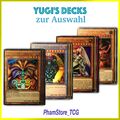 YuGiOh! Yugi's Decks zur Auswahl.