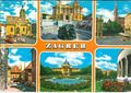 Kroatien  - Croatia - Zagreb - different views - Ansichten - 1987