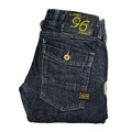 G-STAR Herrenjeans W30 L30 blau schmal dünn mit niedrigem Reißverschluss Elwood 5620 96 bestickt