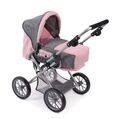 Puppenwagen Bayer Chic 2000 Leni Kombipuppenwagen Spielzeug Grau-rosa B-WARE