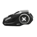 LEXIN G2P Headset Bluetooth Motorrad Helm Kommunikationssystem bis zu 6 Reiter