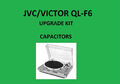 Plattenspieler JVC/VICTOR QL-F6 Reparatursatz – alle Kondensatoren