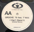 Groove '70 Feat. T'Wax - I Can't Stand It (12", Promo) (Very Good Plus (VG+)) - 