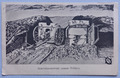 Histor. Kriegs-Erinnerungs-Karte Geschützausschnitt u. Artillerie Feldpost 1916