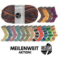 Lana Grossa MEILENWEIT 100 g AKTION! 4-fach Sockenwolle mit neuen Farben! 420 m