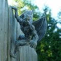 Winged Gargoyle Statue Steinstatue Halloween Garten Hängen Ornament Dekoration