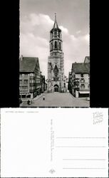 Ansichtskarte Rottweil (Neckar) Geschäfte am Kapellenturm 1963