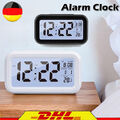LED Wecker Digital Alarmwecker Uhr Kalender Beleuchtet Schlummerfunktion Alarm