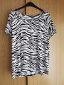 Adagio animalprint zebra tshirt gr.48